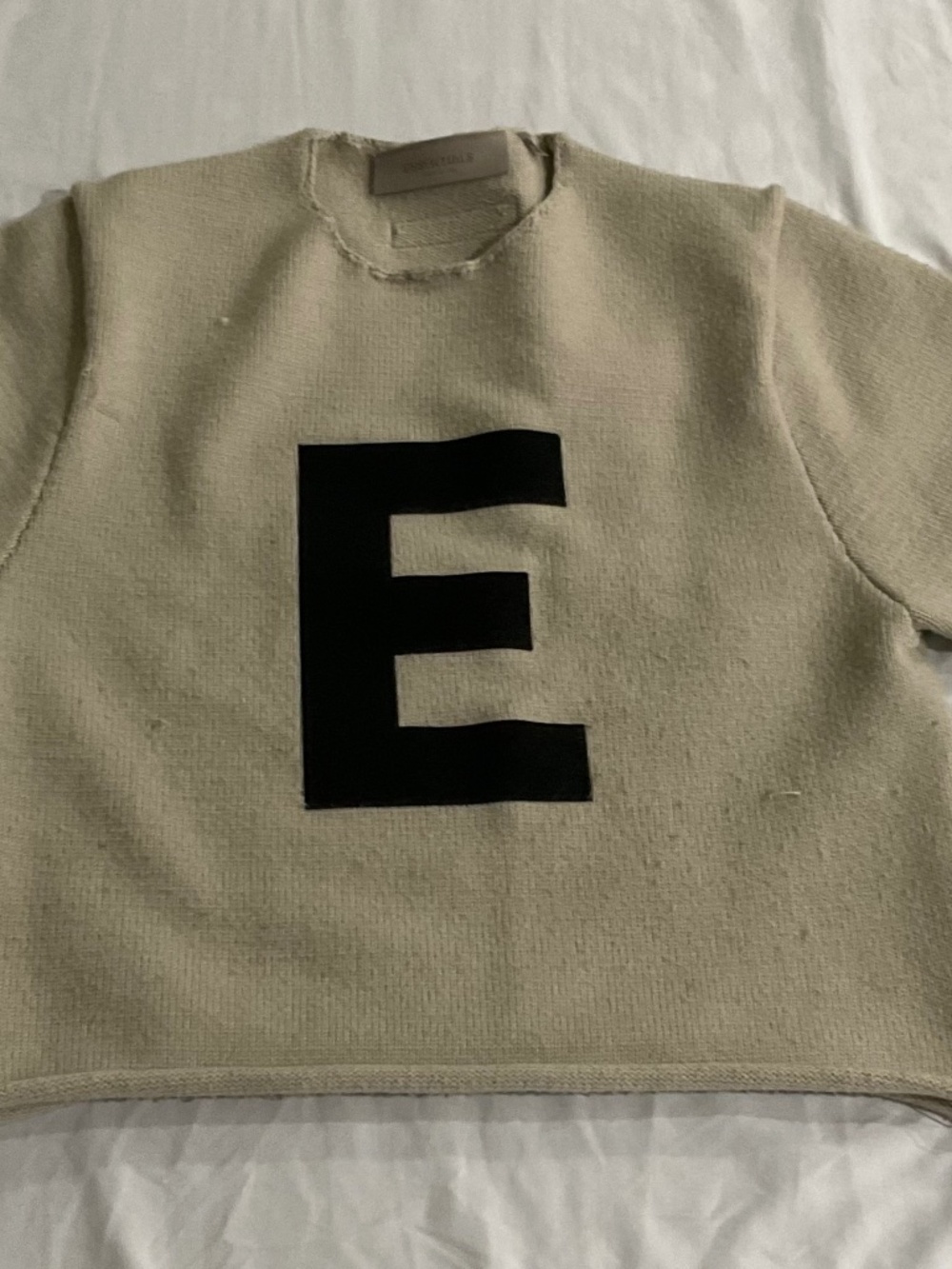 Kids Fear Of God Essentials Big E Sweaters